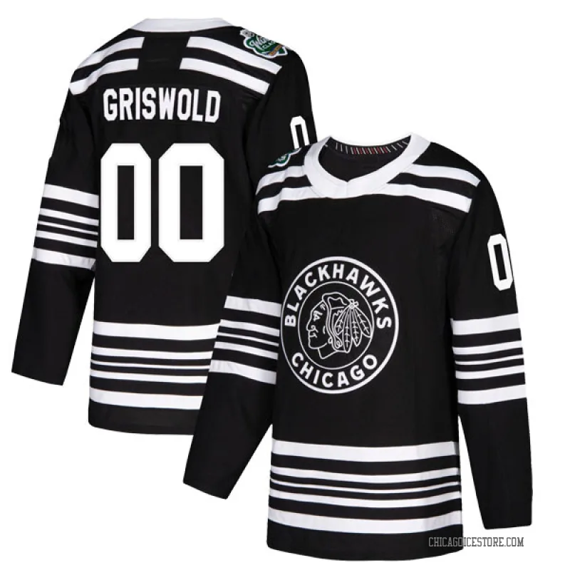 Chicago Blackhawks Clark Griswold White Road Breakaway Jersey w/ Authentic  Lettering