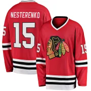 Black Youth Eric Nesterenko Chicago Blackhawks Breakaway Red Premier Heritage Jersey