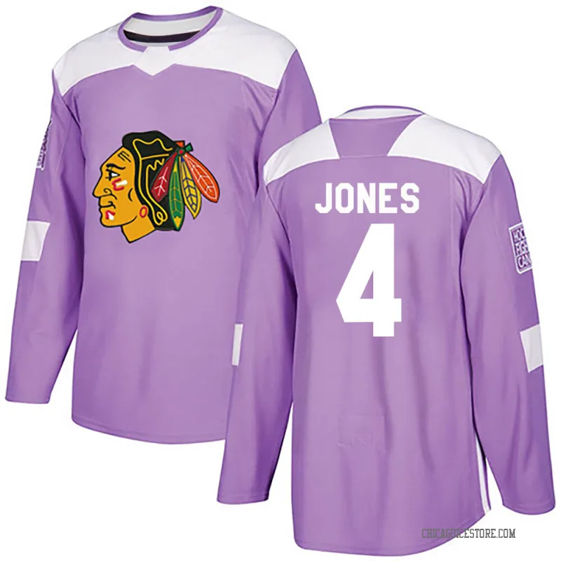 Columbus Blue Jackets No3 Seth Jones Purple Fights Cancer Stitched Jersey