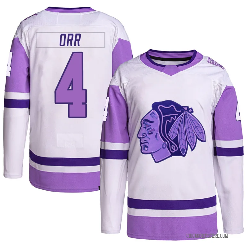 Bobby Orr Jersey, Bobby Orr Authentic Breakaway Blackhawks Jerseys ...